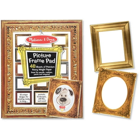 Melissa & Doug Picture Frame Pad (11 x 13 inches) - 48 Pages, 12 Designs