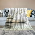 thumbnail image 2 of Shiartex Reed Grass Print Flannel Throw Blanket for Bed Sofa Living Room Decor All Seasons, Exquisite Gift, Non-Pilling & Wrinkle Resistant 40x50in, 2 of 6