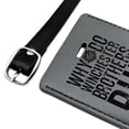 thumbnail image 2 of Supernatural Winchesters Run Toward Death Rectangle Leather Luggage Card Suitcase Carry-On ID Tag, 2 of 8