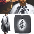 thumbnail image 3 of Práctica Capa De Corte De Pelo, Impermeable, Duradero, Delantal De Salón, Peluquería Para El Hogar, Adultos, Barbeshop, 3 of 7