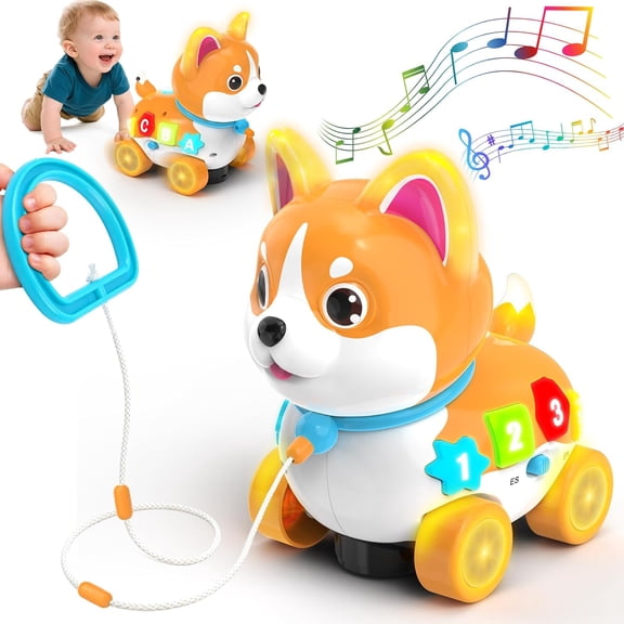 Baby Toys for 6-12-18 Month,Crawling & Walking Musical Puppy Toys for 1 2 Year Old Boy Girl Toddler Gifts
