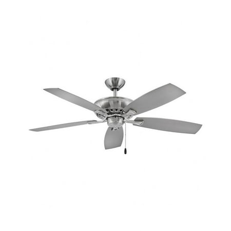

52 inch 5 Blade Ceiling Fan Brushed Nickel Bailey Street Home 81-Bel-4543969