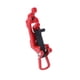 thumbnail image 4 of Kit Montaje Abrazadera Goma Metal Soporte Hacha para Portaequipajes Techo Color Rojo 4 Uds., 4 of 8