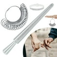 thumbnail image 2 of EIMELI A-Z Sizer Ring Mandrel Diameters Finger Sizing Gauge Measure Stick Standard Rings Kit, 2 of 6
