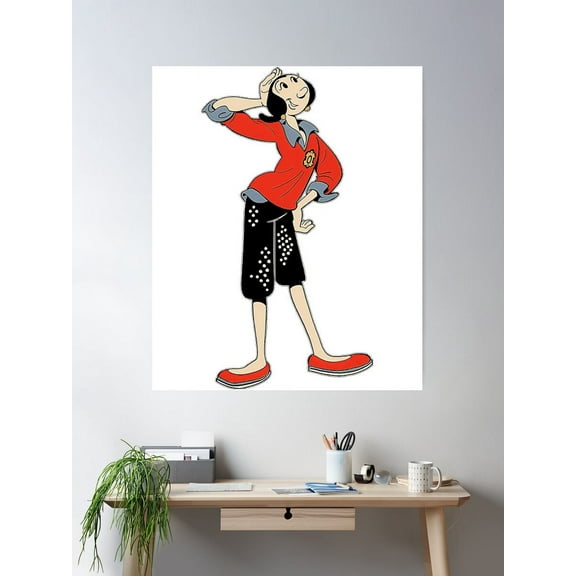 Kna Prints - Popeye For Home Decor, Living Room, Bedroom, Office, UNFRAMED-8x12