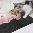 thumbnail image 3 of Litter Box Mat Size Double Layer Design Honeycomb Cat Litter Mat, 3 of 5