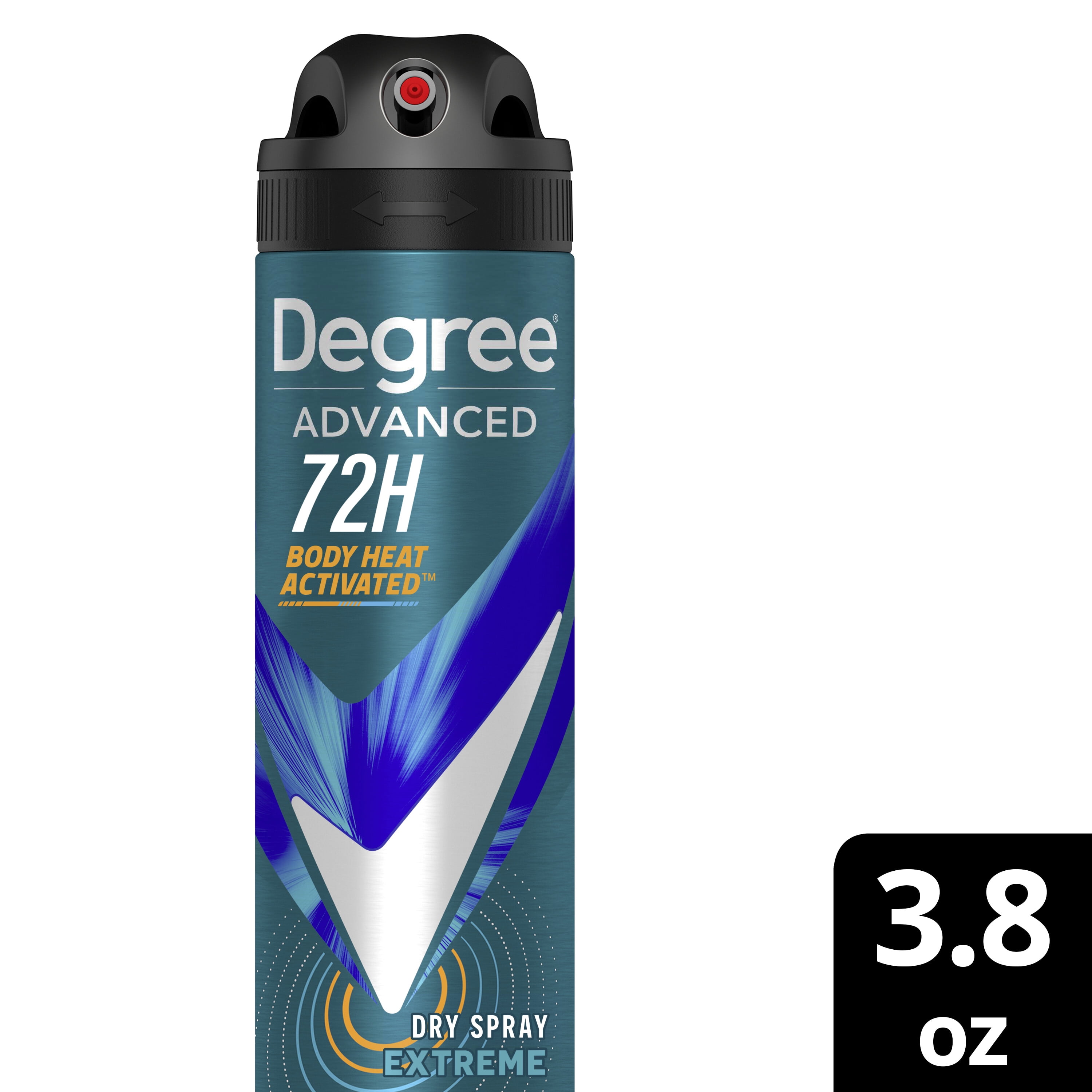 Degree Advanced Long Lasting Antiperspirant Deodorant Dry Spray, Extreme, 3.8 oz