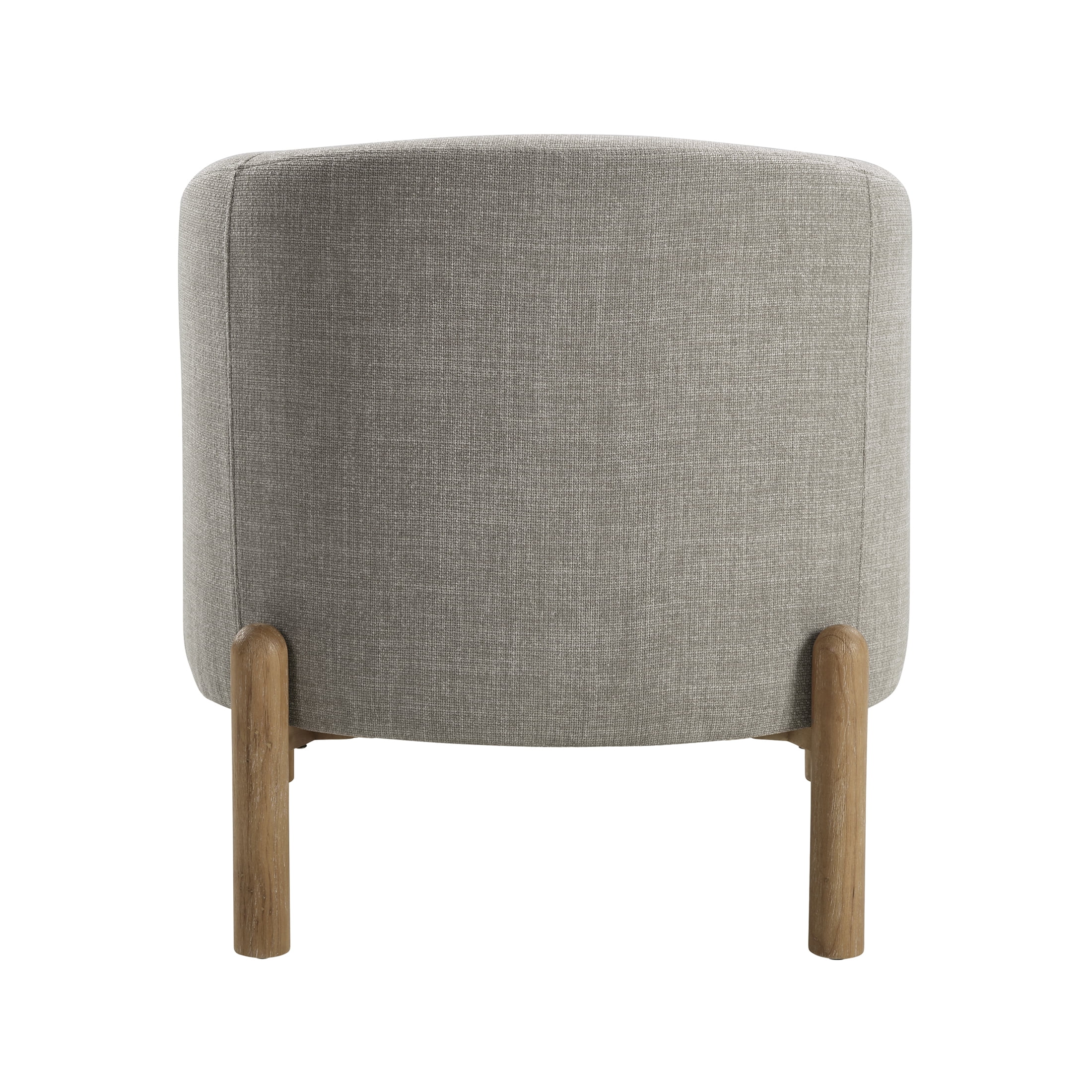 OakvillePark Westbright Textured Fabric Barrel Accent Chair, Taupe