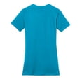 thumbnail image 6 of District Made Ladies Perfect Weight Crew Tee-XL (Bright Turquoise), 6 of 6