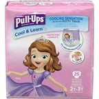 Pull-Ups Girls' Cool & Learn Training Pants, Size 2T/3T, 25 Pants