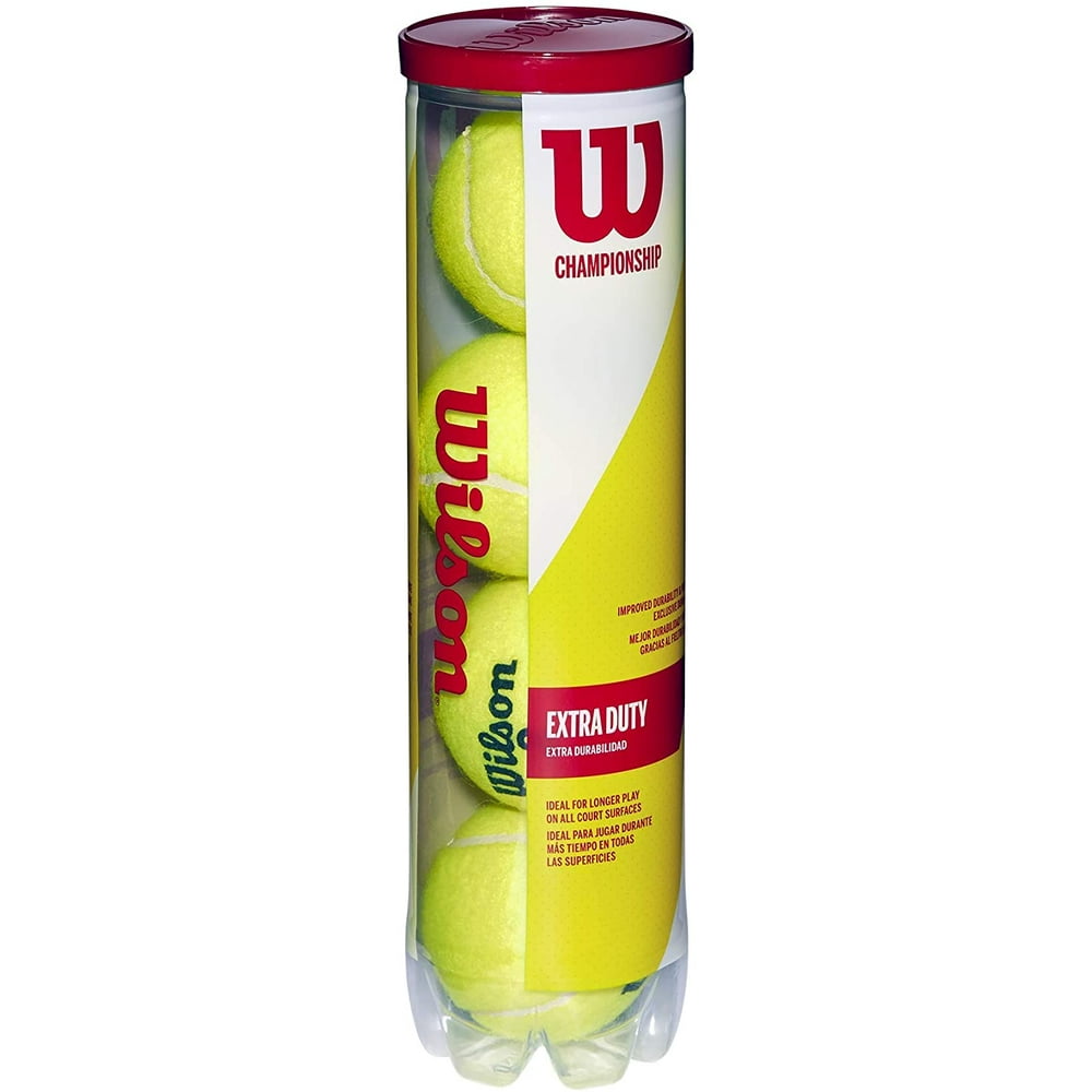 Wilson WRT110000 Champ Extra Duty Tennis Balls 4 Ball Can