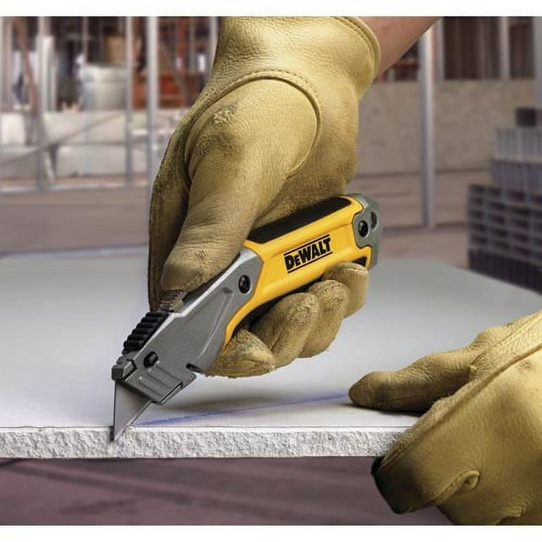 Folding Pocket Knife Heavy Duty Red Box Cutter Drywall Carpet Utility  Multi-Tool