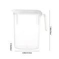 thumbnail image 3 of StSilkitty Beverage Carafe with Lid Hot/Cold for Lemonade,Ice Tea & Mixed Drinks Stable Food Grade Plastic Pitcher,60.9oz Capacity, 3 of 8