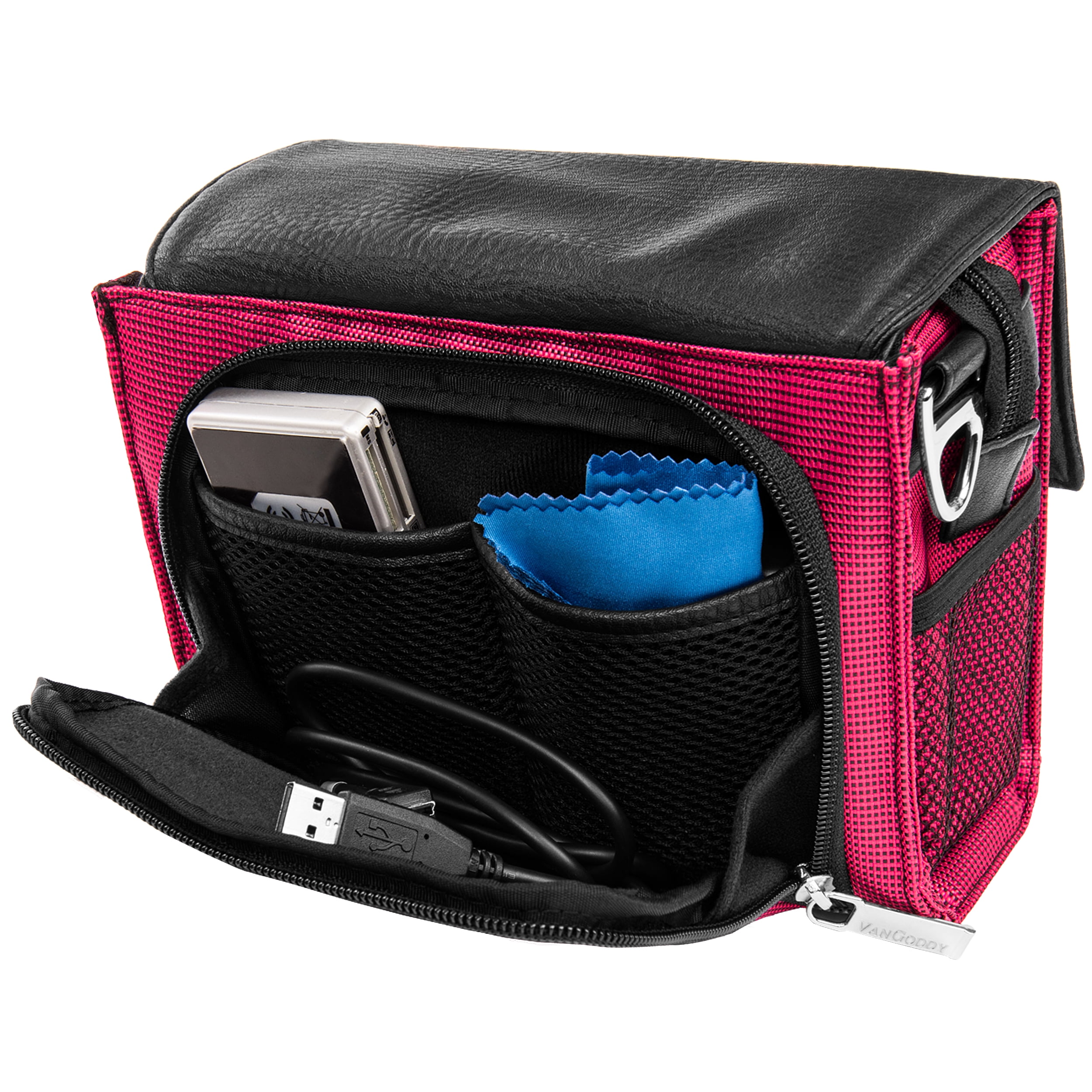 VANGODDY Metric Zippered Nylon Camera Carrying Case Shoulder Bag for Canon EOS / Rebel / PowerShot