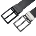 thumbnail image 2 of Dress belt for men Black leather belts for jeans, 2 of 2