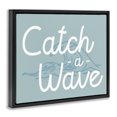 thumbnail image 3 of Stupell Industries Coastal Catch a Wave Phrase Black Floating Frame Canvas Art, 31 x 25, by Lil' Rue, 3 of 7