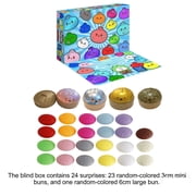 Dumpling Squishy, 2026 Squishy Dumpling Advent Countdown Calendar, 24 PCS Random Surprise Squishies Toys, Stress Relief Sensory Fidget Toy for Anxiety Relief Hand Relax, Birthday Gifts