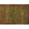 thumbnail image 1 of Ahgly Company Indoor Rectangle Abstract Brown Modern Area Rugs, 2' x 4', 1 of 4