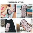 thumbnail image 6 of Vsdgher Cherry Blossoms Sunglasses Soft Case Neoprene Zipper Eyeglass Case, Zipper Portable Spectacle Cases for Men Women, 6 of 6