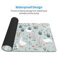 thumbnail image 3 of Naloa Goose and Doodle Flowers Gaming Mouse Pad Large Mouse Mat Long Extended Desk Pad Non-Slip Rubber Mice Pads Stitched Edges Thin Pad (16x29.5 Inch), 3 of 8