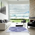thumbnail image 6 of Ahgly Company Indoor Rectangle Patterned Slate Blue Area Rugs, 5' x 8', 6 of 6