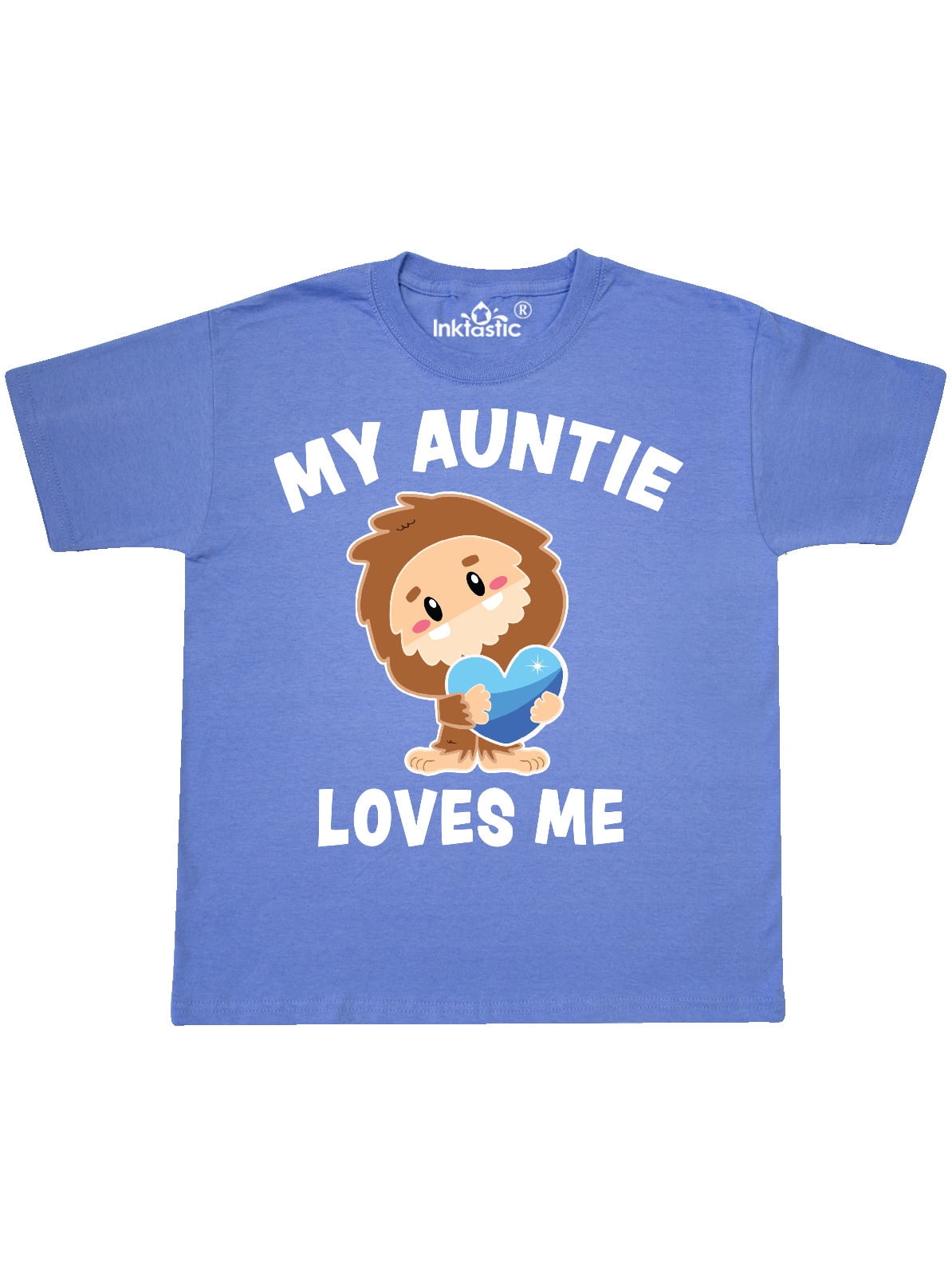 inktastic My Tia Loves Me with Bigfoot Baby T-Shirt