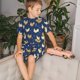 thumbnail image 4 of Balery Funny Chicken Conjunto de Pijama Infantil de Manga Corta con Estampado – Ropa de Dormir de Algodón Suave-4X-Large, 4 of 6