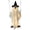 B001- Style A, variant on Halloween Yard Decorations, Ghost Halloween Decor, Outdoor Hanging Halloween Decorations, Battery Operated Halloween Decorations, Lightweight Polyester Swinging Ghost on Wood