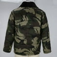 thumbnail image 5 of Xunlbb Winter Jackets for Men, Men Winter Casual Camouflage Zipper Pockets Hoodless Long Sleeve Cardigan Coat Parkas M-XL, 5 of 9