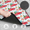 thumbnail image 3 of Fuzoiu Watercolor Red Truck And Fir Tree Print Carpet Floor Mats for Car,Car Foot Mat Set,Universal Fit 4 Piece Mat Pad Set,Fits Most Cars Trucks Vans Sedans SUV Auto Carpet Mat Se, 3 of 7