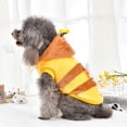 thumbnail image 4 of DOPI Pet Cosplay Costume Yellow Bee Appearance Keep Warmth Skin-friendly Cute Pet Dogs Hooded Coat for Winter, 4 of 5