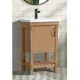 thumbnail image 2 of Ari Kitchen & Bath Marina Farmhouse 20" Solid Wood Bathroom Vanity in Driftwood, 2 of 5