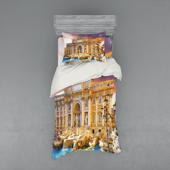 Ambesonne Vintage Bedding Set 3 Pcs, Culture Photography, Twin, Multicolor