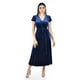 thumbnail image 4 of Vestido envolvente de terciopelo Roman Fashion /Juvenil, 3836 (Azul marino) azul marino CH, 4 of 5