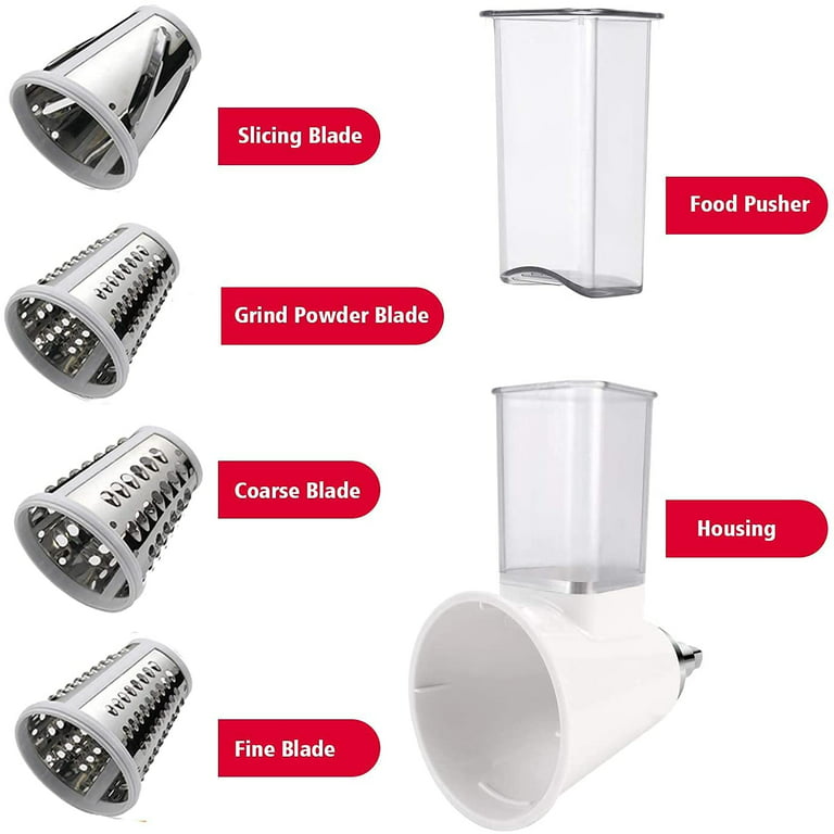 Best Buy: RVSA Rotary Slicer/Shredder Attachment for Most KitchenAid Stand  Mixers White RVSA