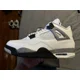 thumbnail image 5 of Ni - ke Ni - ke Air Jordan 4 Retro White Cement 2025 FV5029-100 Size 10.5, 5 of 5