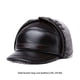 thumbnail image 2 of Qarigey Gorros de invierno de cuero de mediana edad forro polar cálido orejeras sombrero estilo Vintage sombrero térmico caminar al aire libre Sombreros Marron oscuro 2XL{59-60} Qarigey  AP013136-06, 2 of 6