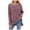 Wine, variant on RMGVDSD Sweaters For Women Side Split Oversized Pullover Tops Crew Neck Long Sleeve Shirt Sweater Solid Color Fashion Pullover Sweater Tops /Light Gray