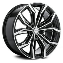 RTX Custom Wheel 18x8 inch Rim for 2001-2003 Acura CL 73.1mm CB Offset 42mm Black with Machined Face
