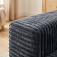 thumbnail image 6 of Leumius 91.7" Boneless Couches for Living Room,Plush Corduroy 3 Seater Sofa with Built-in Cup Holders and Side Storage Pocket,No Assembly,Gray, 6 of 13