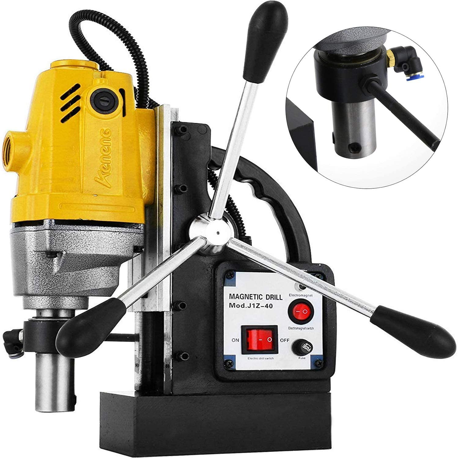 VEVOR Drill 1100W Press with 11/2 inch (40mm) Boring Diameter