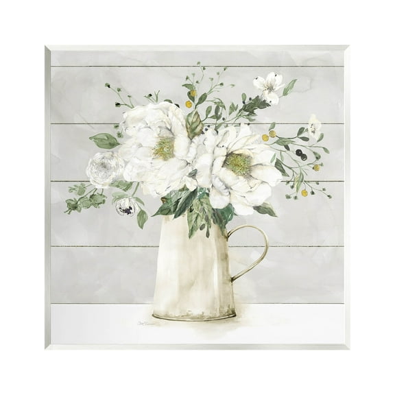 Country Jug Varied Flower Arrangement Botanical & Floral Graphic Art Unframed Art Print Wall Art