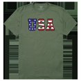 thumbnail image 1 of Rapid Dominance RS2-784-OLV-01 Texte du Drapeau Décontracté T-Shirt Graphique&44; Olive - Petit, 1 of 1