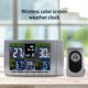 thumbnail image 2 of Yuarrent Pantalla de termómetro de plástico Higrómetro con pilas Hotel Dormitorio Estudio Cocina Oficina Medidor de temperatura Reloj Electrodomésticos Yuarrent HA063959-00B, 2 of 6