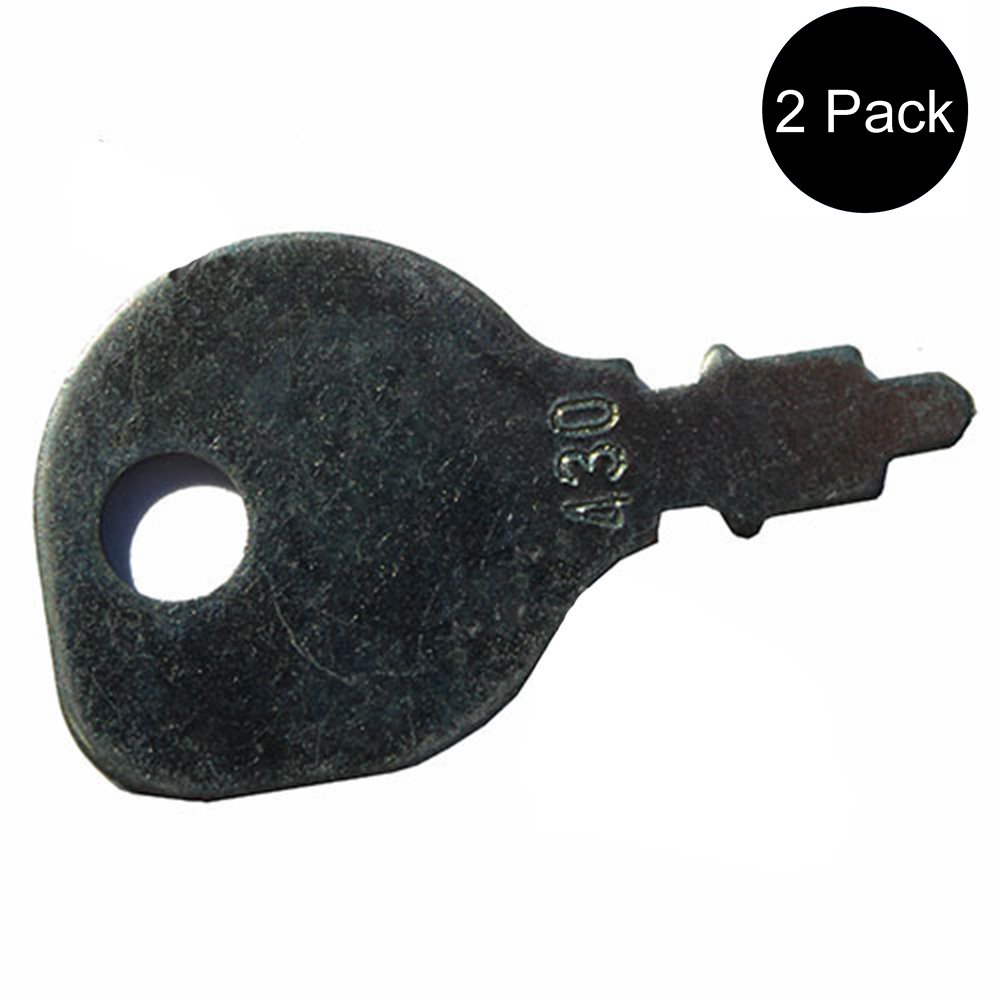 (2) Ignition Switch Keys for Indak 691959 Fits Toro Zero Turn Riding