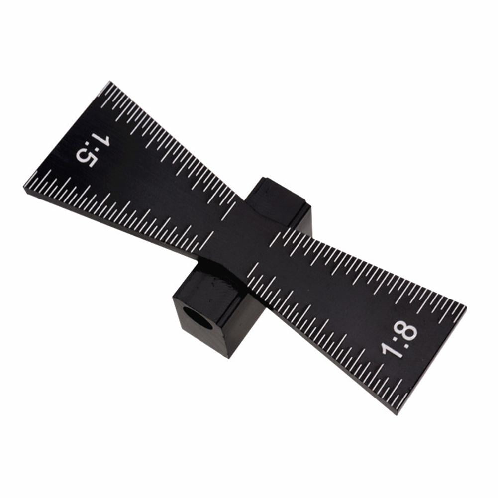 Aluminum Alloy Hand Cut Wood Joints Gauge Dovetail Marking Gauge Template Tools Aluminum Alloy Hand Cut Wood Joints Gauge Dovetail Marking Gauge Template Tools