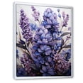 thumbnail image 2 of Designart "violet Flower Enchanting Fragrance II" Floral & Botanical Floater Framed Wall Art Print, 2 of 7
