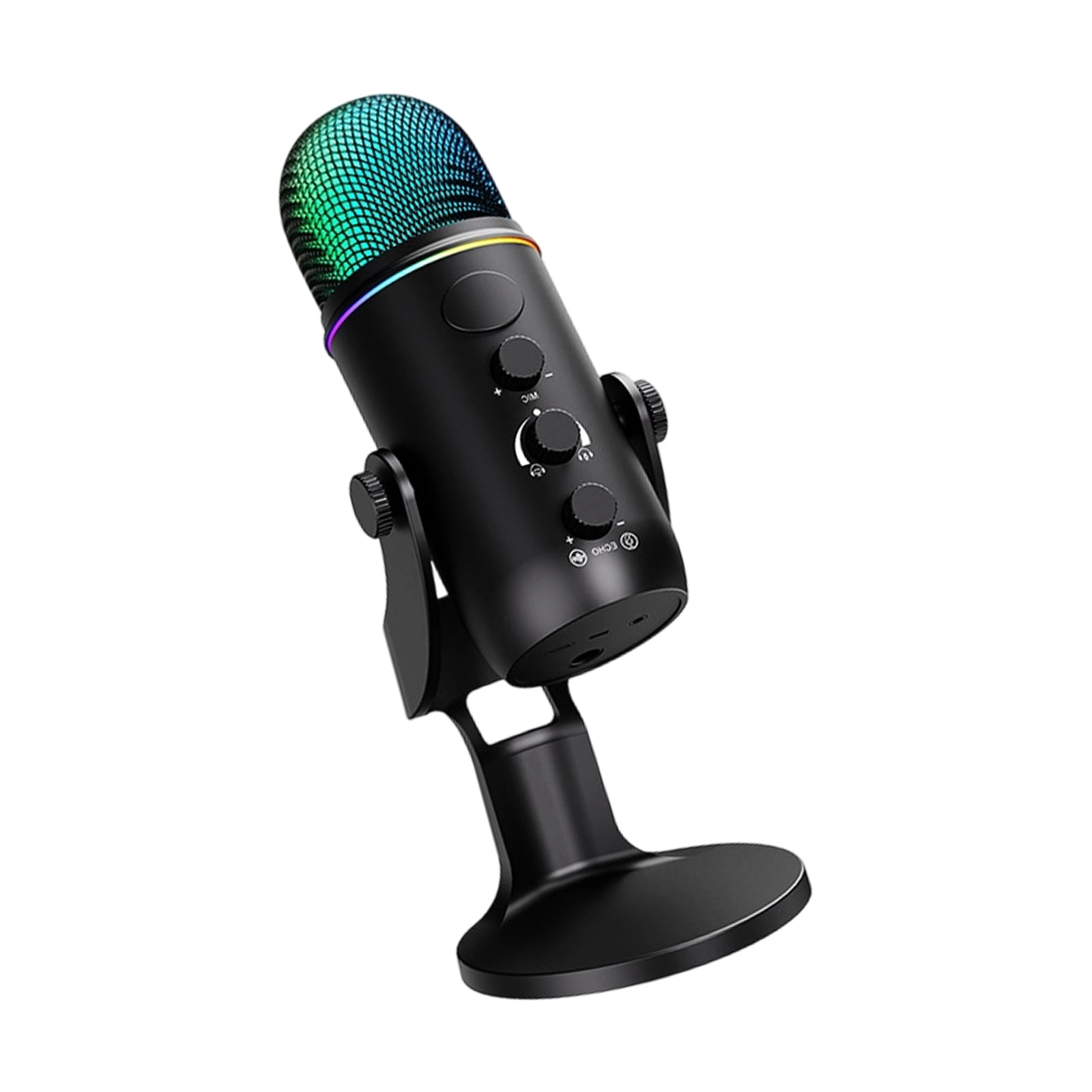 Professional USB Condenser Microphones with Advanced Noise Reduction and Volumes Control Plugs and Play for Mobile Gaming Streaming Podcasts