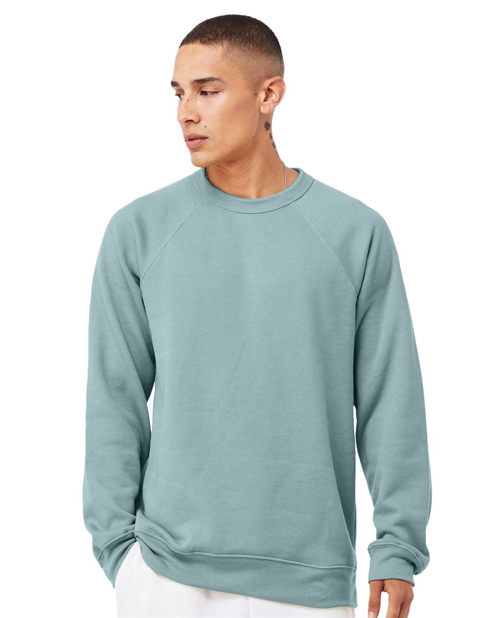 BELLA + CANVAS - Unisex Sponge Fleece Raglan Crewneck Sweatshirt