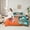 Orange Teal, variant on Feelyou Boys Sports Twin Bedding Sets 7pcs, American Football Bedding Comforter Set, Rugby City Dallas Sheet Sets, Gray Navy Blue Room Decor